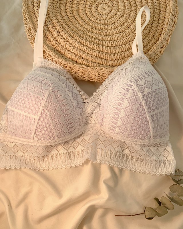 TOP PRETTY LACE BLANCO