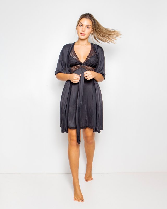 CAMISOLIN LUPE NEGRO